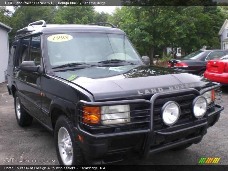 Beluga Black / Bahama Beige 1998 Land Rover Discovery LE