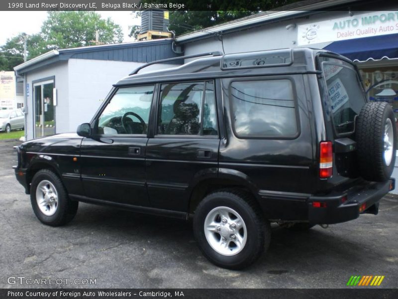 Beluga Black / Bahama Beige 1998 Land Rover Discovery LE