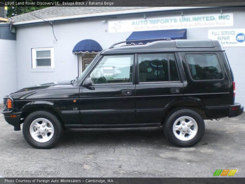 Beluga Black / Bahama Beige 1998 Land Rover Discovery LE
