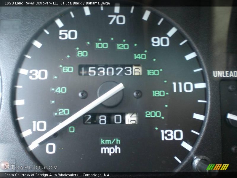 Beluga Black / Bahama Beige 1998 Land Rover Discovery LE