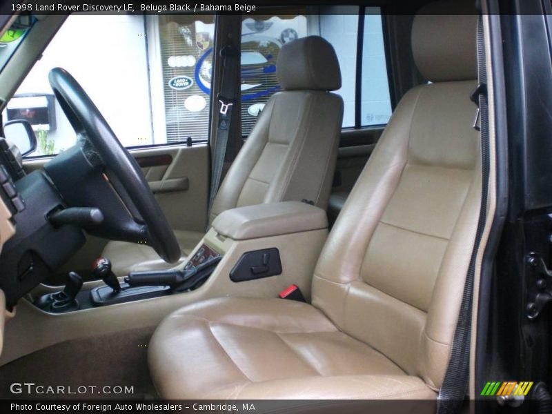 Beluga Black / Bahama Beige 1998 Land Rover Discovery LE