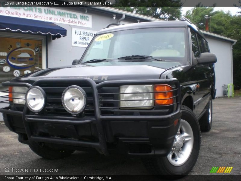 Beluga Black / Bahama Beige 1998 Land Rover Discovery LE