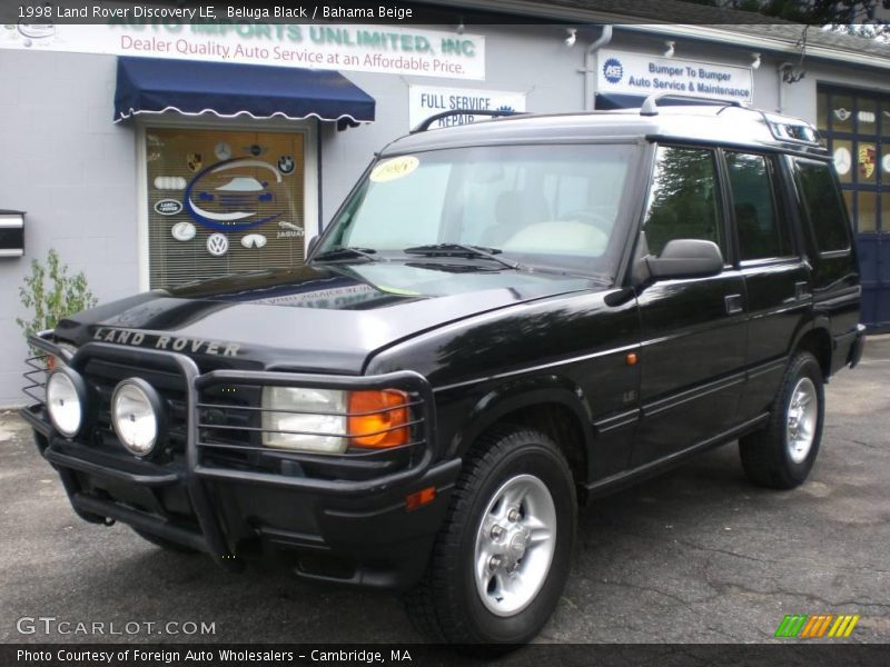Beluga Black / Bahama Beige 1998 Land Rover Discovery LE