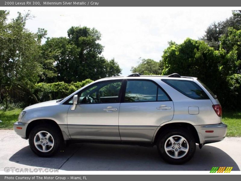 Millennium Silver Metallic / Gray 2000 Lexus RX 300
