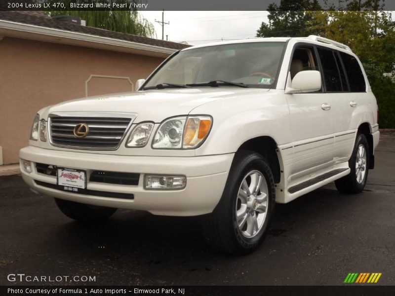 Blizzard White Pearl / Ivory 2004 Lexus LX 470