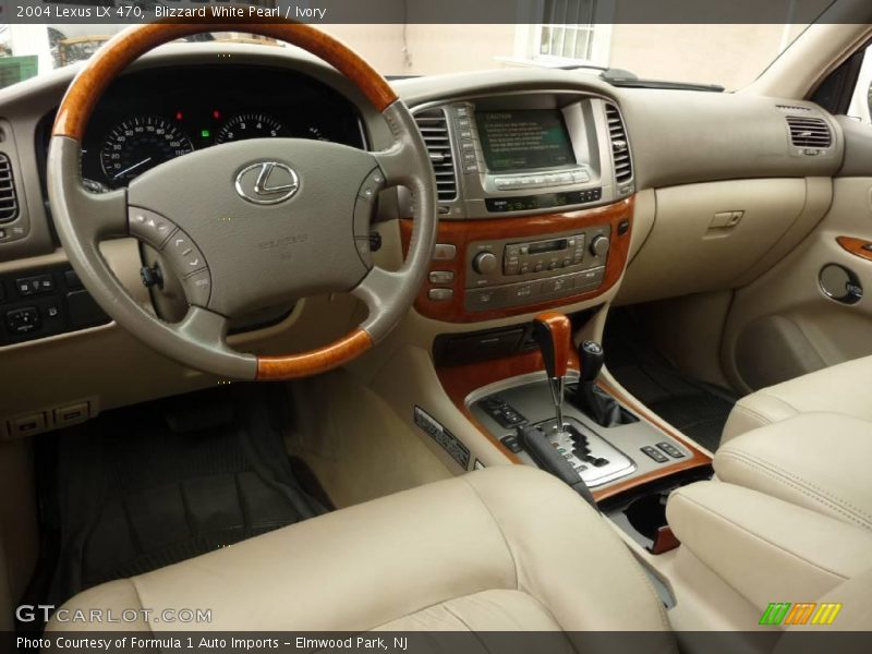Blizzard White Pearl / Ivory 2004 Lexus LX 470