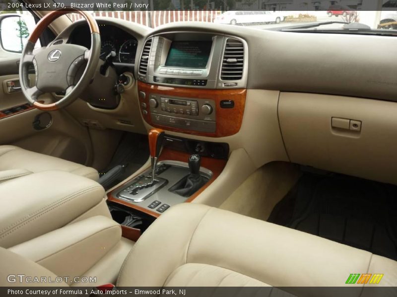 Blizzard White Pearl / Ivory 2004 Lexus LX 470