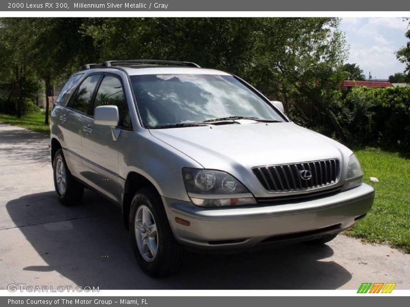 Millennium Silver Metallic / Gray 2000 Lexus RX 300