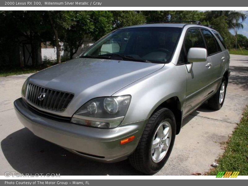 Millennium Silver Metallic / Gray 2000 Lexus RX 300