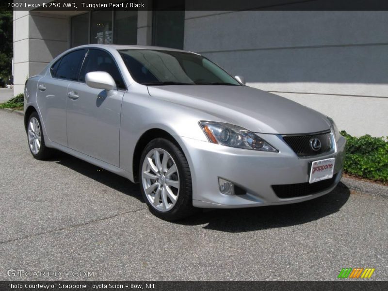 Tungsten Pearl / Black 2007 Lexus IS 250 AWD