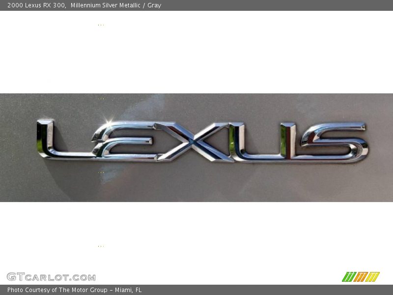 Millennium Silver Metallic / Gray 2000 Lexus RX 300