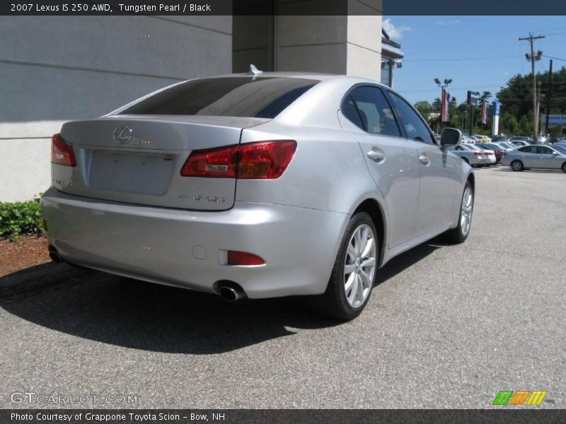 Tungsten Pearl / Black 2007 Lexus IS 250 AWD