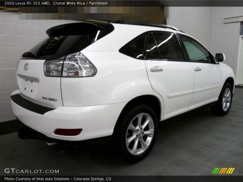 Crystal White Mica / Parchment 2009 Lexus RX 350 AWD