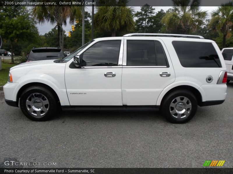 Oxford White / Camel 2006 Lincoln Navigator Luxury