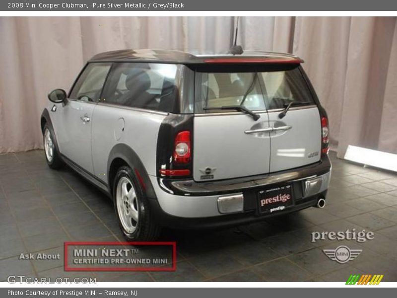 Pure Silver Metallic / Grey/Black 2008 Mini Cooper Clubman