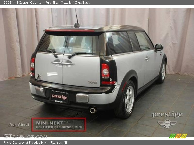 Pure Silver Metallic / Grey/Black 2008 Mini Cooper Clubman