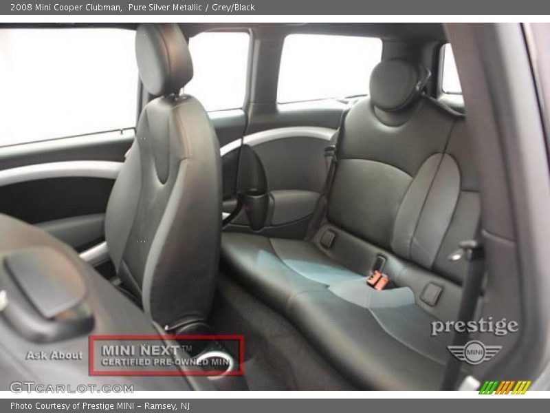 Pure Silver Metallic / Grey/Black 2008 Mini Cooper Clubman