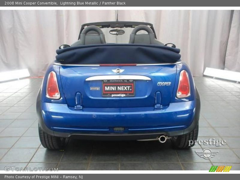 Lightning Blue Metallic / Panther Black 2008 Mini Cooper Convertible