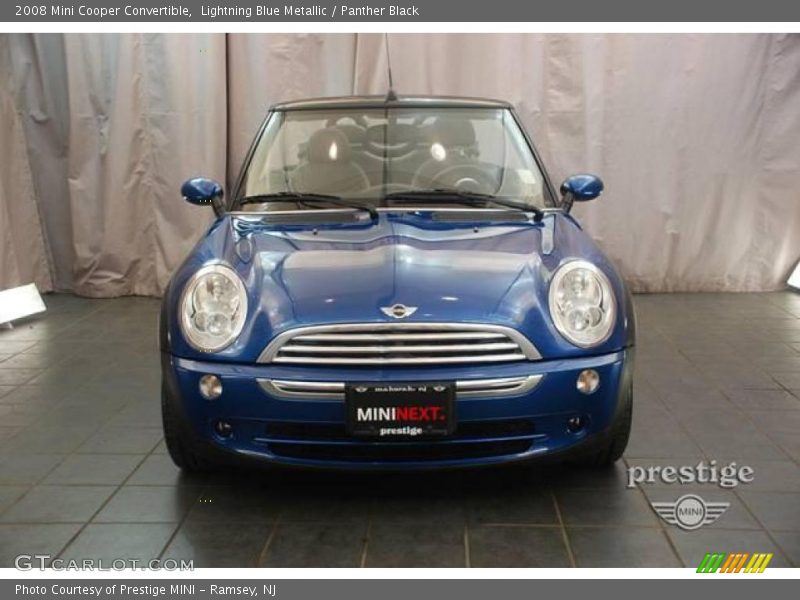 Lightning Blue Metallic / Panther Black 2008 Mini Cooper Convertible