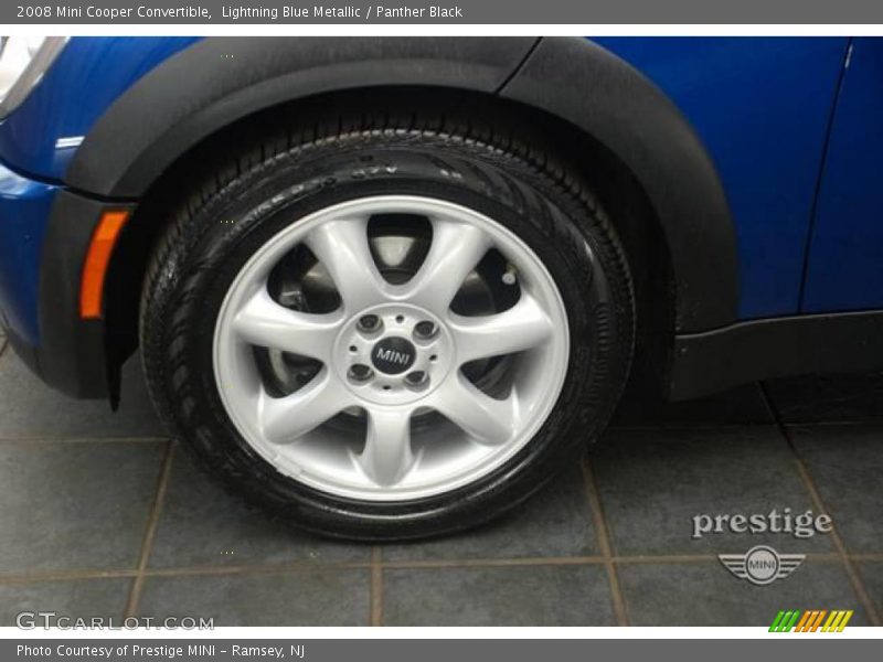 Lightning Blue Metallic / Panther Black 2008 Mini Cooper Convertible