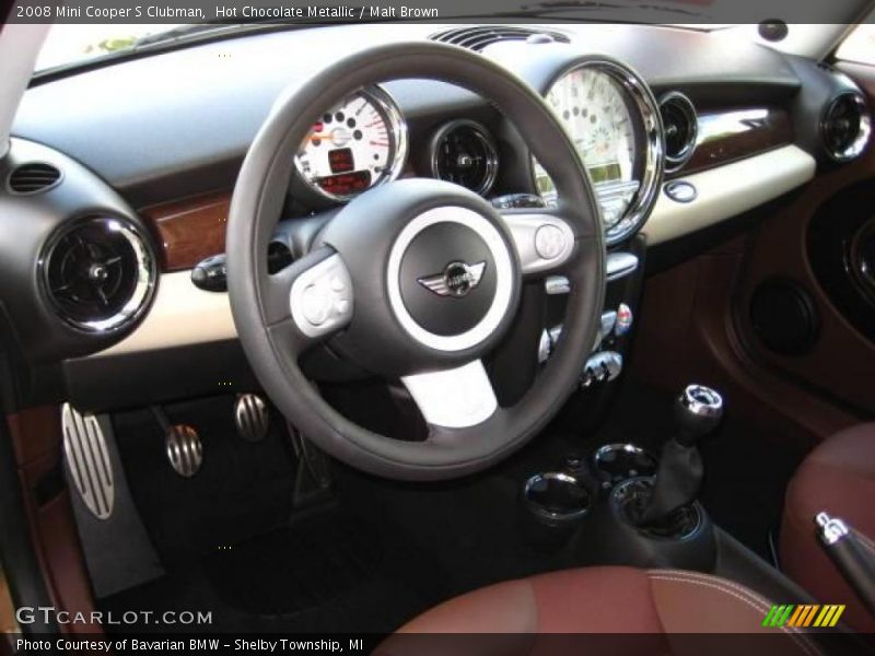 Hot Chocolate Metallic / Malt Brown 2008 Mini Cooper S Clubman
