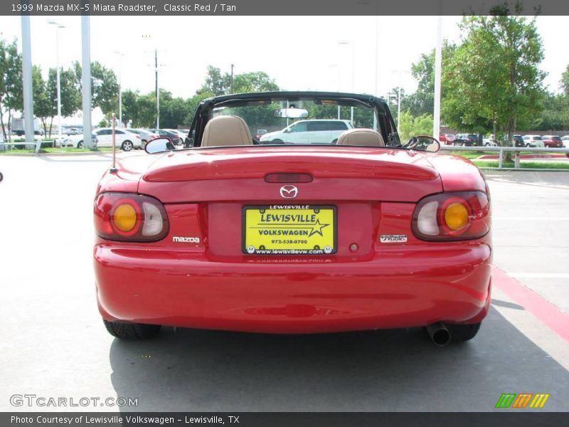 Classic Red / Tan 1999 Mazda MX-5 Miata Roadster