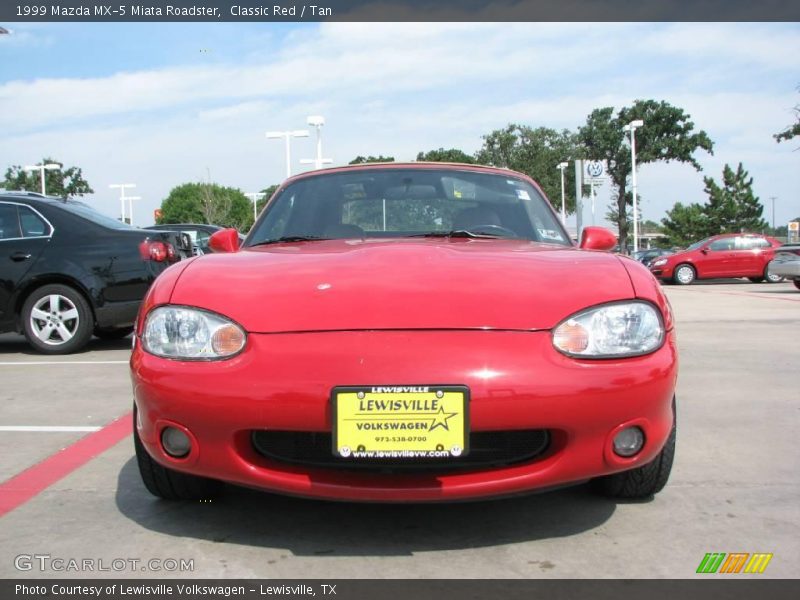 Classic Red / Tan 1999 Mazda MX-5 Miata Roadster