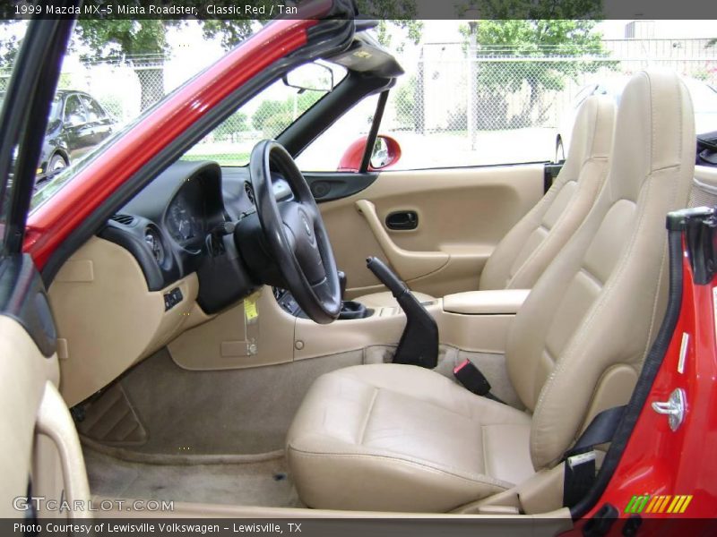 Classic Red / Tan 1999 Mazda MX-5 Miata Roadster