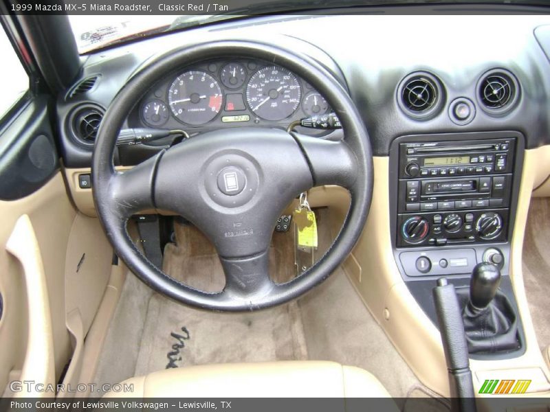 Classic Red / Tan 1999 Mazda MX-5 Miata Roadster