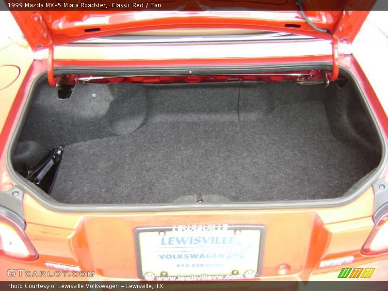 Classic Red / Tan 1999 Mazda MX-5 Miata Roadster