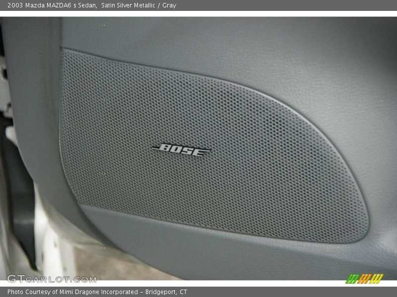 Satin Silver Metallic / Gray 2003 Mazda MAZDA6 s Sedan