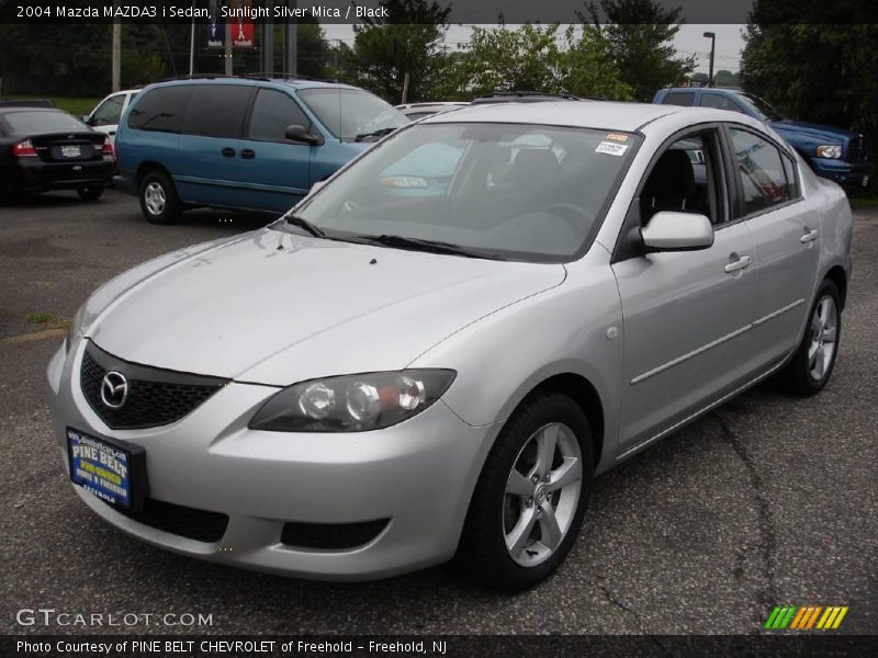 Sunlight Silver Mica / Black 2004 Mazda MAZDA3 i Sedan