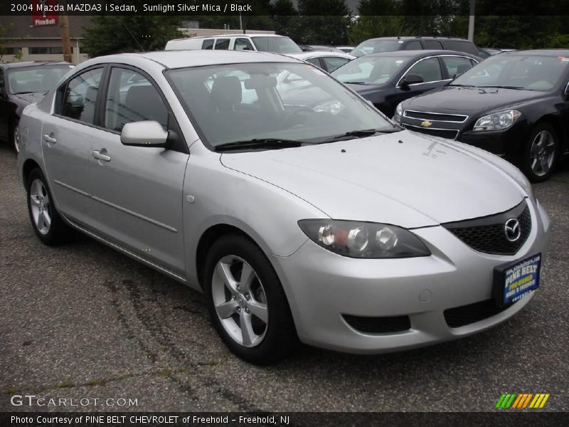 Sunlight Silver Mica / Black 2004 Mazda MAZDA3 i Sedan