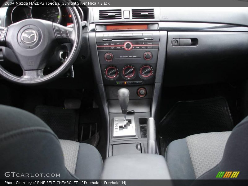 Sunlight Silver Mica / Black 2004 Mazda MAZDA3 i Sedan