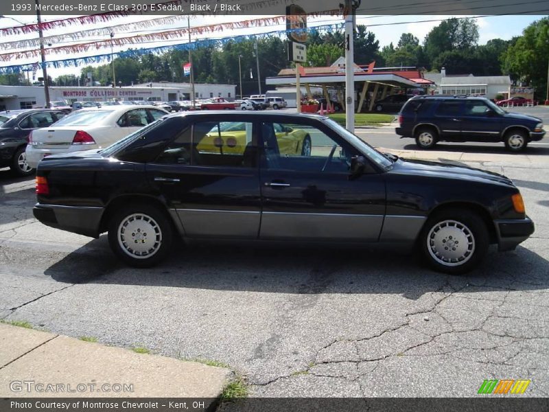 Black / Black 1993 Mercedes-Benz E Class 300 E Sedan