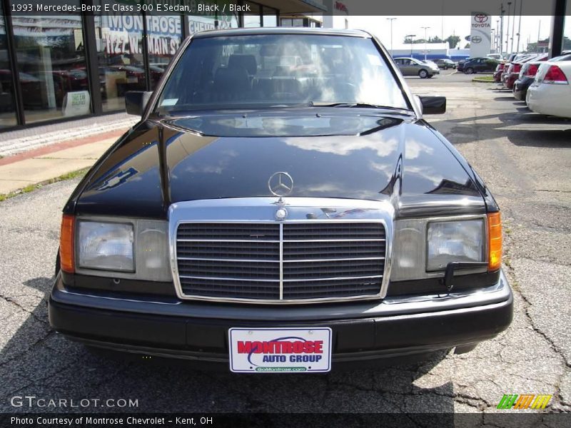 Black / Black 1993 Mercedes-Benz E Class 300 E Sedan