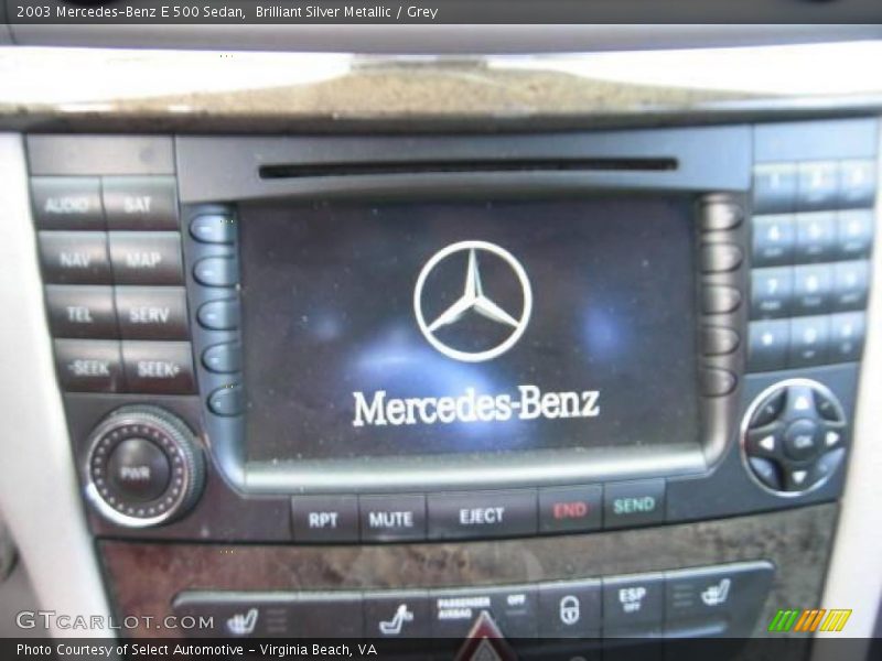Brilliant Silver Metallic / Grey 2003 Mercedes-Benz E 500 Sedan