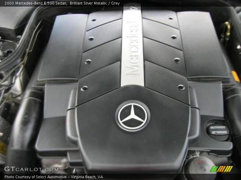 Brilliant Silver Metallic / Grey 2003 Mercedes-Benz E 500 Sedan