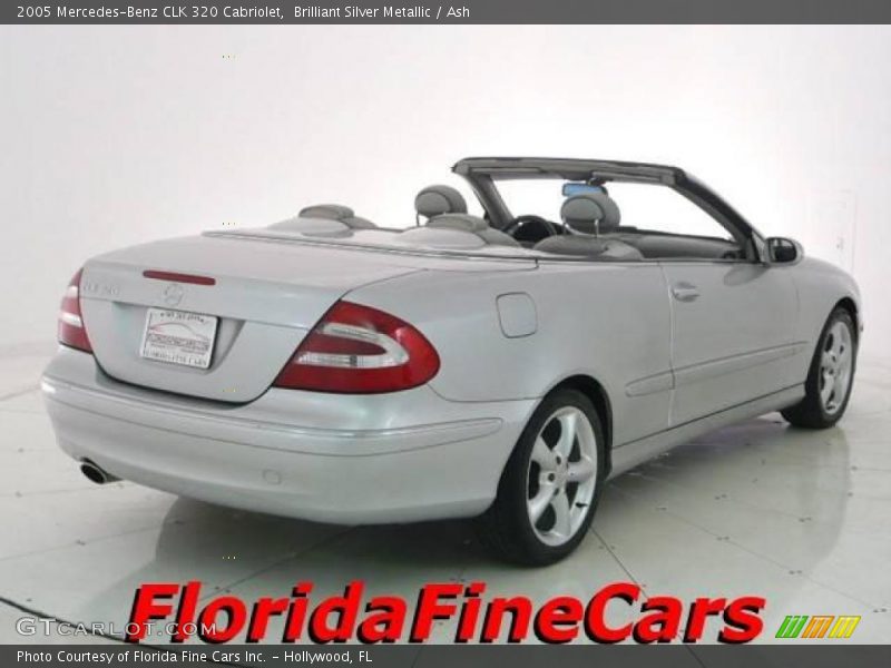 Brilliant Silver Metallic / Ash 2005 Mercedes-Benz CLK 320 Cabriolet