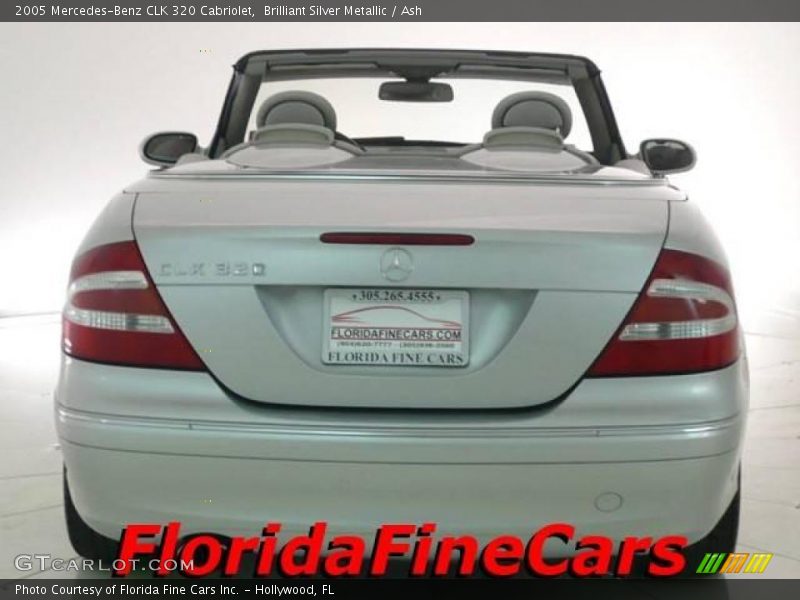 Brilliant Silver Metallic / Ash 2005 Mercedes-Benz CLK 320 Cabriolet