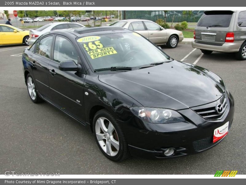 Black Mica / Black 2005 Mazda MAZDA3 s Sedan