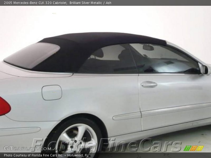 Brilliant Silver Metallic / Ash 2005 Mercedes-Benz CLK 320 Cabriolet