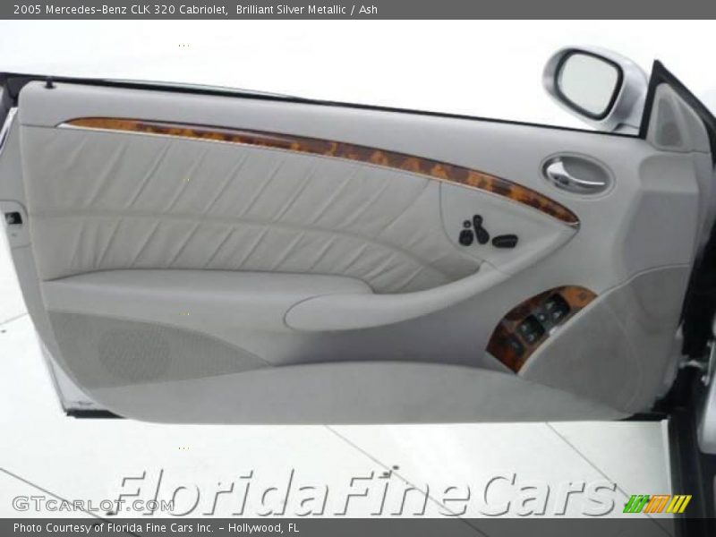 Brilliant Silver Metallic / Ash 2005 Mercedes-Benz CLK 320 Cabriolet