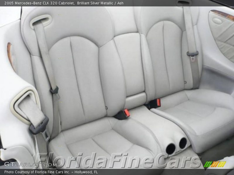 Brilliant Silver Metallic / Ash 2005 Mercedes-Benz CLK 320 Cabriolet