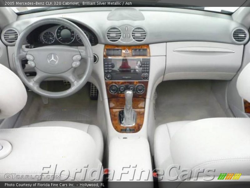 Brilliant Silver Metallic / Ash 2005 Mercedes-Benz CLK 320 Cabriolet