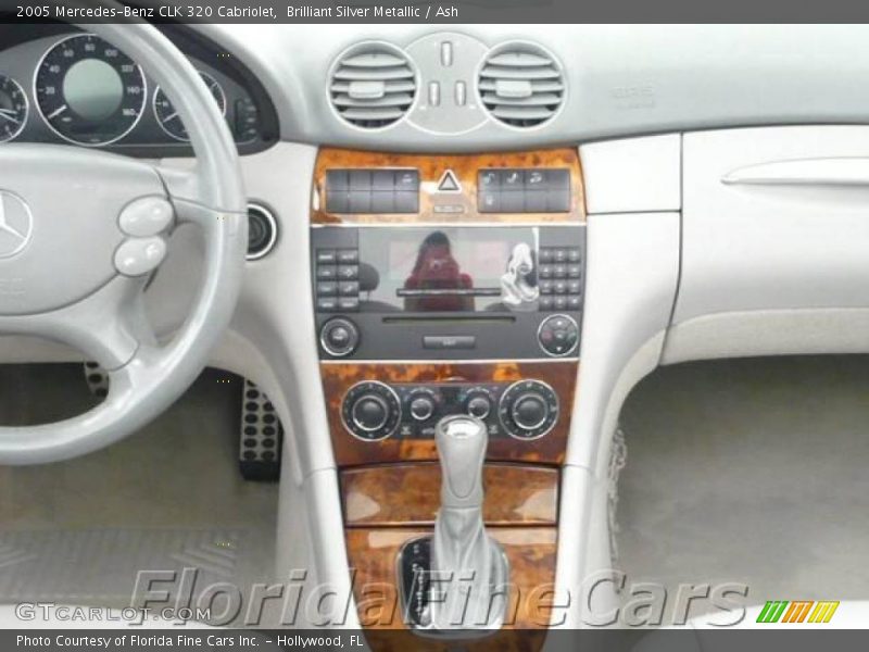 Brilliant Silver Metallic / Ash 2005 Mercedes-Benz CLK 320 Cabriolet