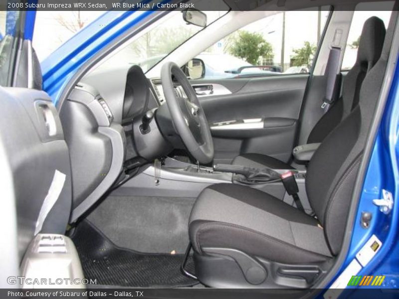 WR Blue Mica / Carbon Black 2008 Subaru Impreza WRX Sedan