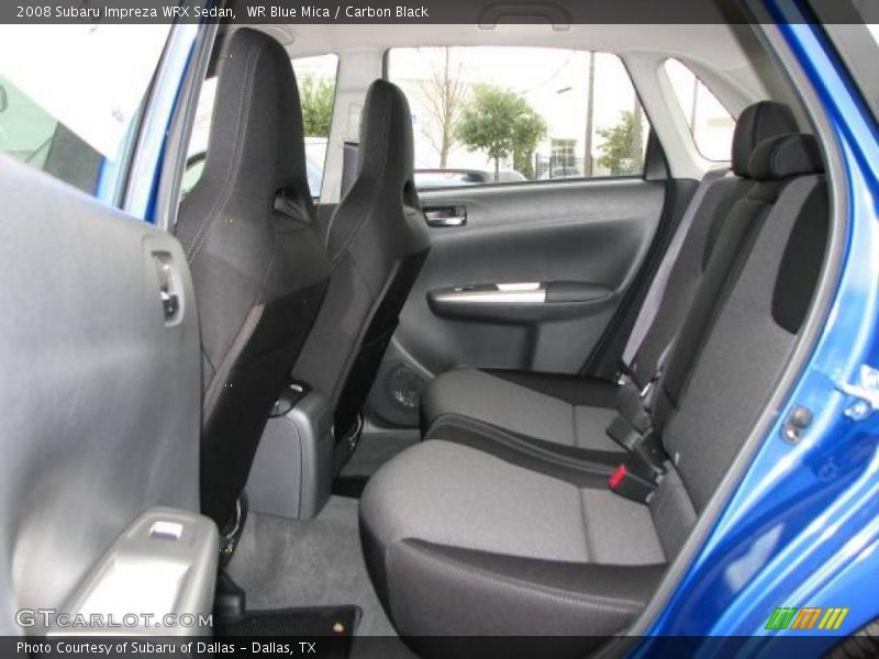 WR Blue Mica / Carbon Black 2008 Subaru Impreza WRX Sedan