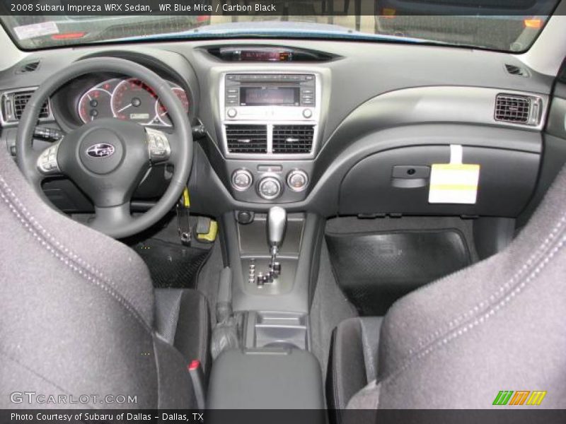 WR Blue Mica / Carbon Black 2008 Subaru Impreza WRX Sedan