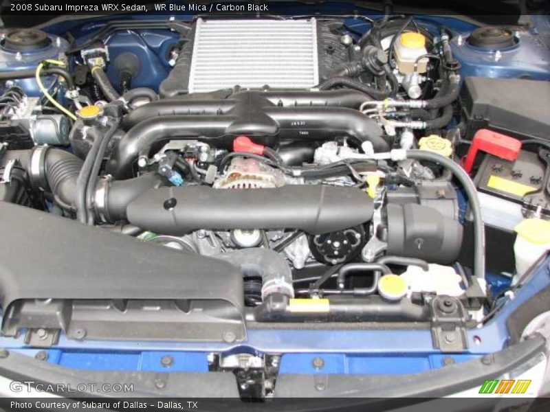 WR Blue Mica / Carbon Black 2008 Subaru Impreza WRX Sedan